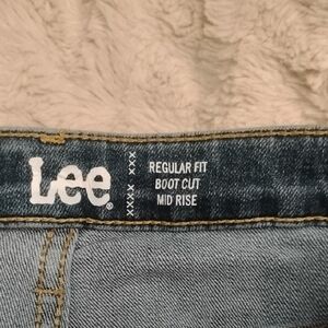 Lee Denim Mid Rise Boot Cut Jeans